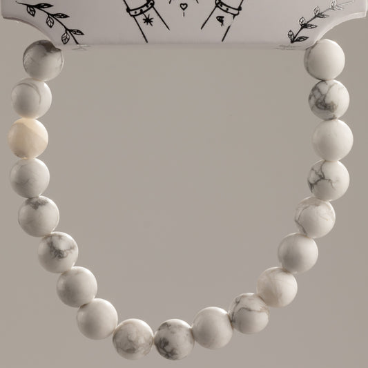 Pulsera de Poder Pequeña (17 cm x 6 mm) - howlita