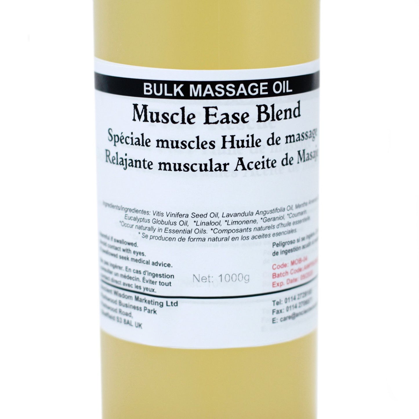 Aceite de Masaje Muscular 1kg