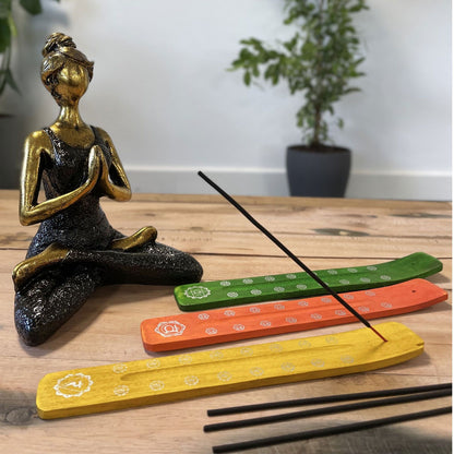 Conjunto de 7 quemadores de incienso - Chakras
