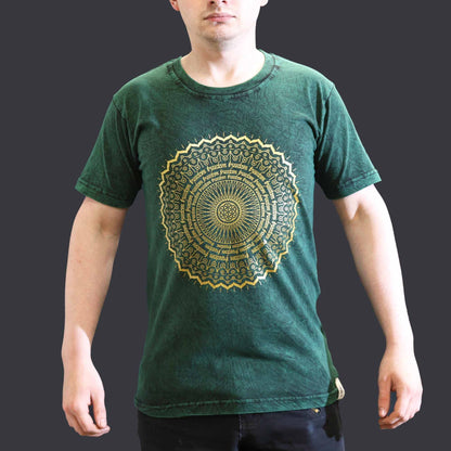 T-shirt Nomad Sari Petit Modèle - Mandala - Vert
