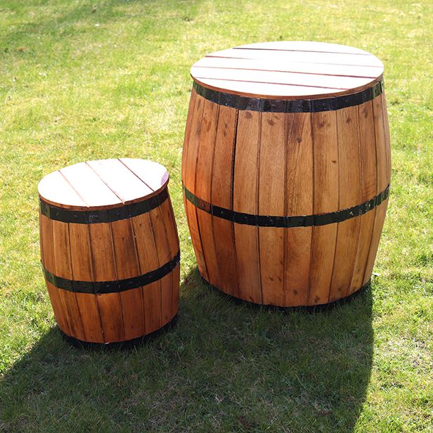 TABURETE - Barril de cerveza mesa - Natural