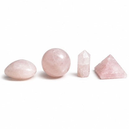 Cuatro Formas de Gemas - Cuarzo Rosa