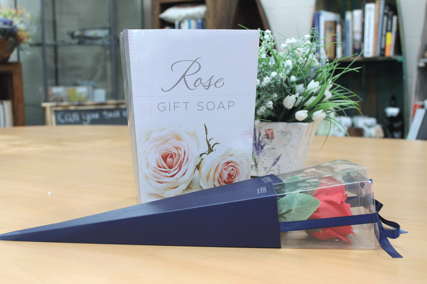 Expositor para rosas individuales