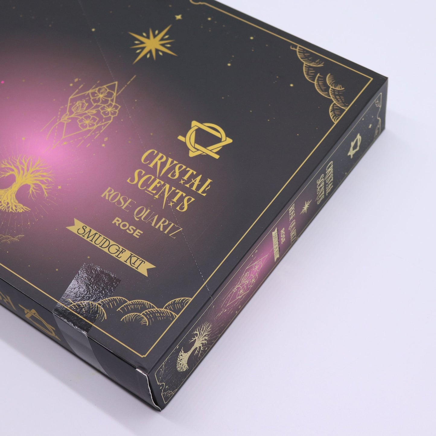 Encens purifiant au parfum de cristal de quartz rose - Rose