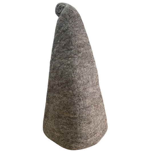 Sauna-Zauberhut aus Filz - Naturbraun