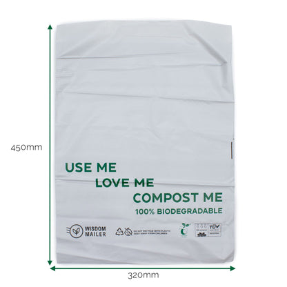 Sobres acolchados biodegradables al 100% (320x450mm)