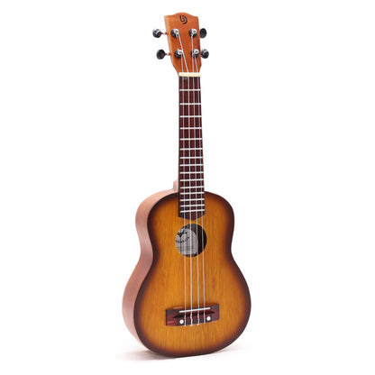 Ukelele Artesanal - Acabado Sunburst Naranja (4 Cuerdas)