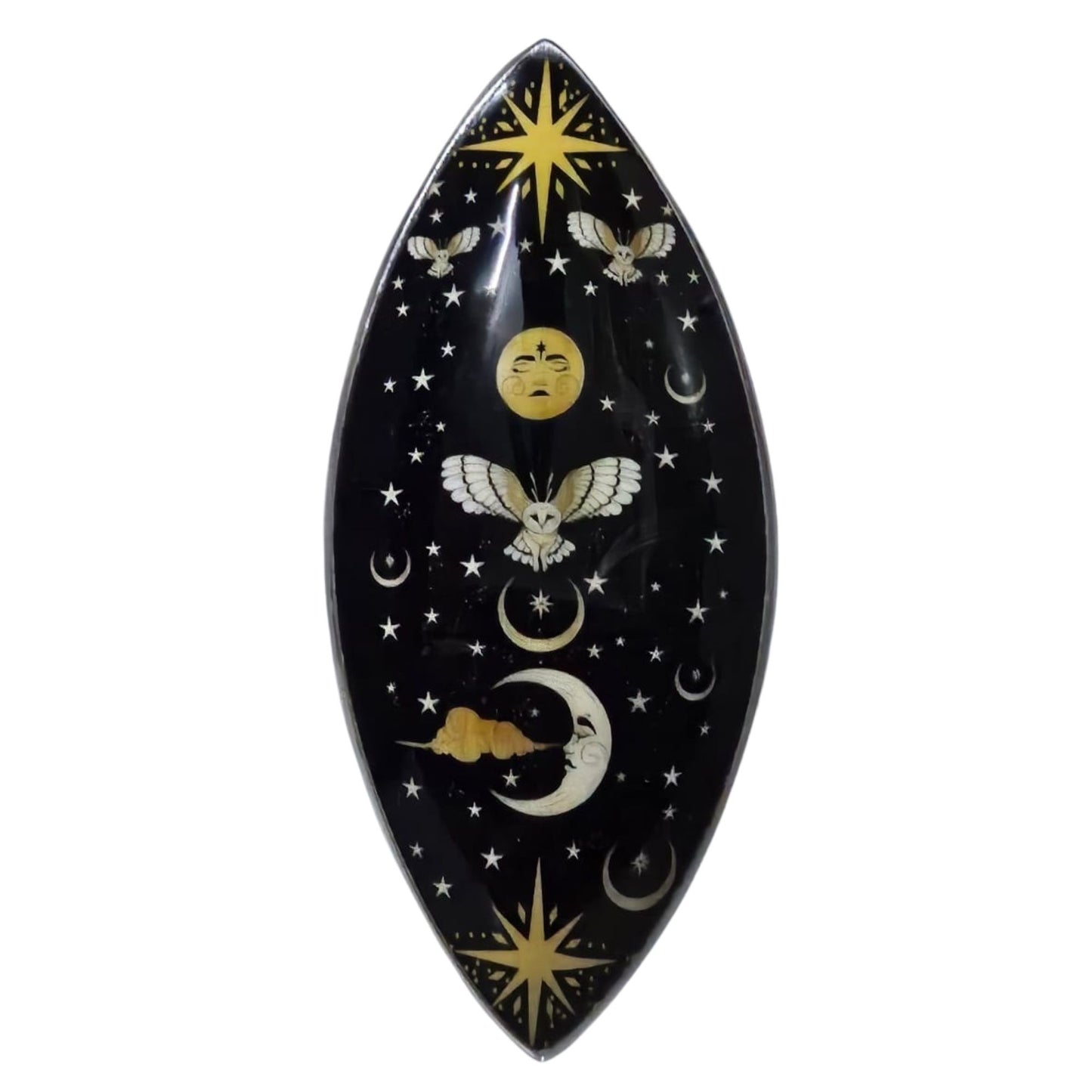 Emaillierter Räucherstäbchenhalter - Aluminium - Enchanted Night Owl