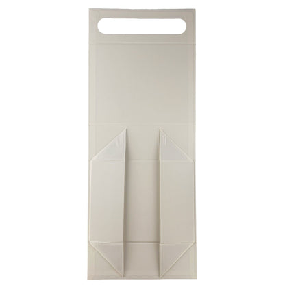Caja de regalo plana - cesta mediana  (24x18.2x8cm) - Blanco