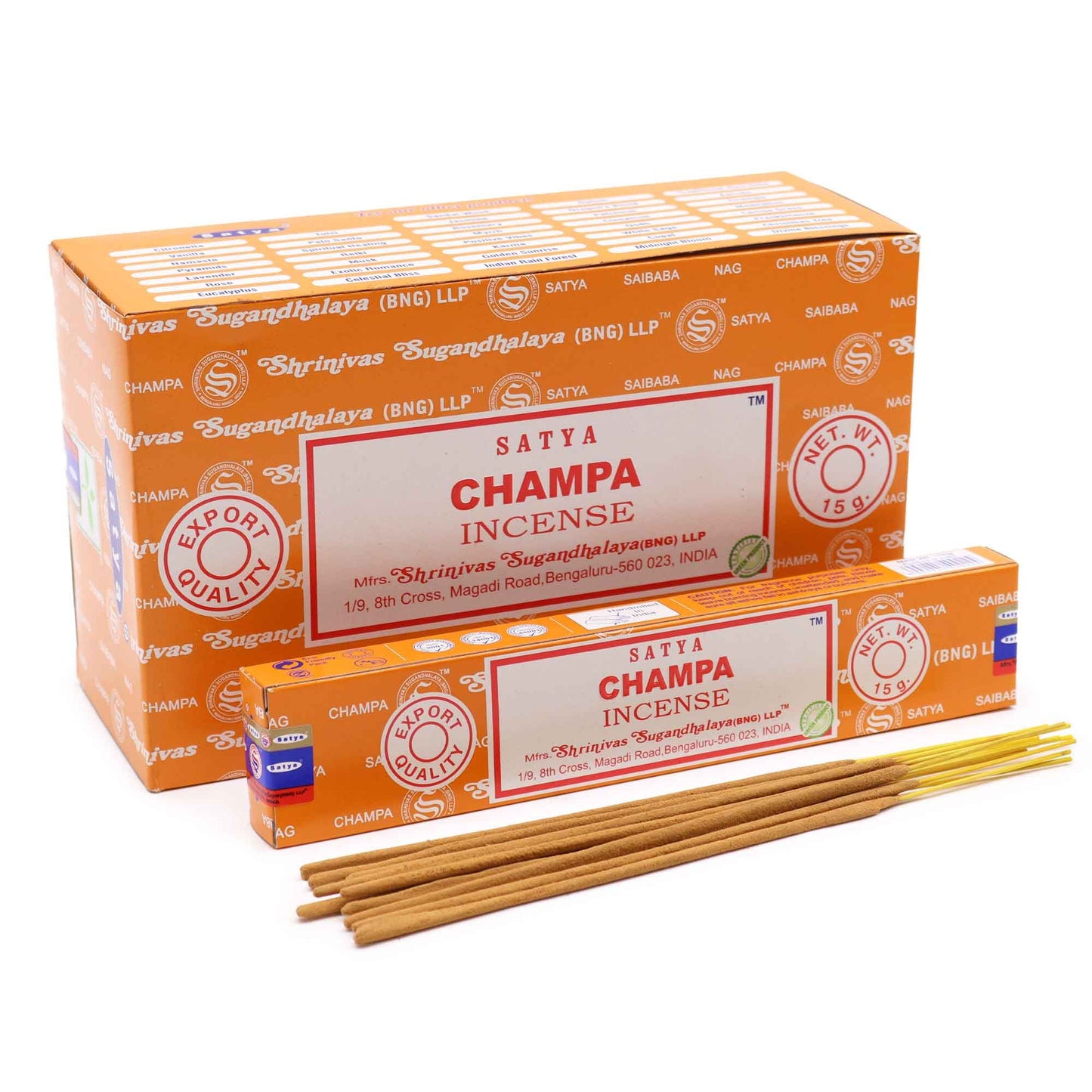 Varillas de Incienso Satya 15gm - Champa
