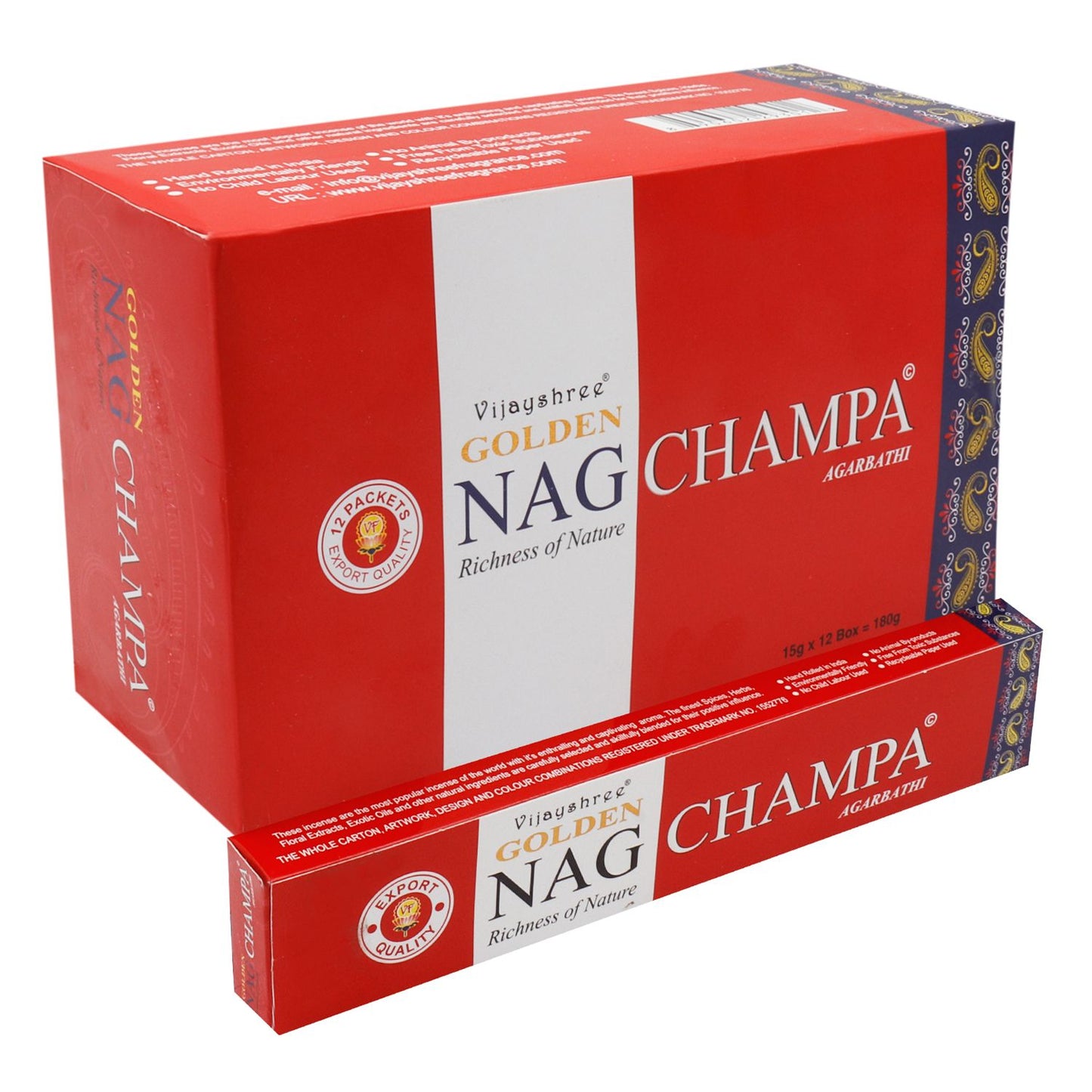 15g Encens Golden Nag - Champa