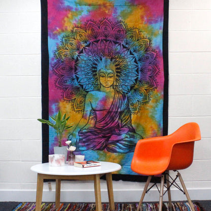 Colcha Individual de Algodón - Mandala Clásica
