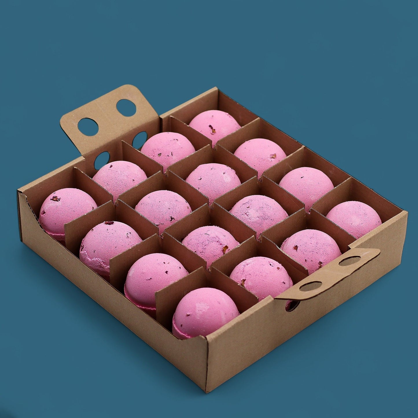 3 x Bomba de Baño Rosa Y Pétalos