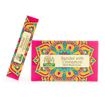 Encens Namaste Mandala Masala - Bois de santal et cannelle