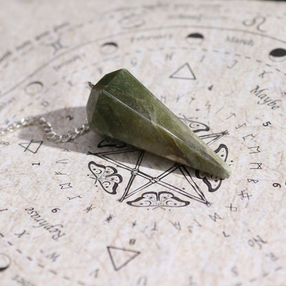 Encens de sorcière ancienne - Prospérité - Pendule en aventurine