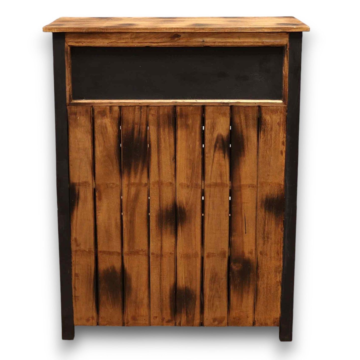 Table debout Pay Point avec tableau noir