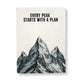 Grand carnet Lokta - Chaque sommet - Comprend un marque-page