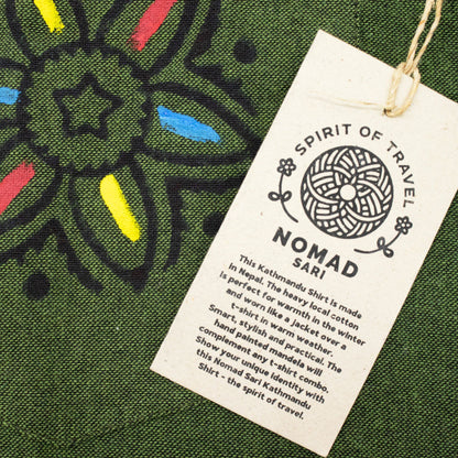 Nomad Sari Kathmandu Camisa - Verde Bosque - XXL