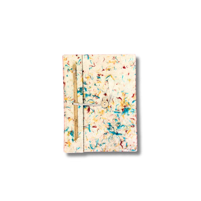 Mini carnet Lokta - Lokta en coton de couleurs mélangées - 40 feuilles
