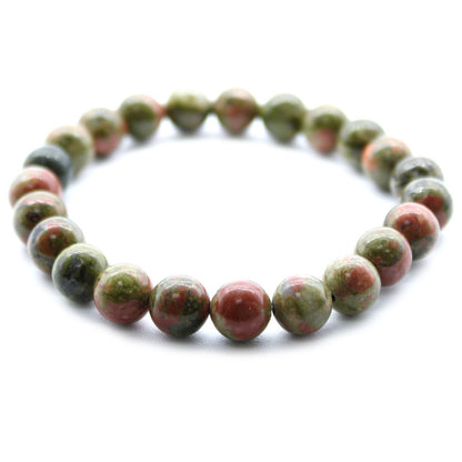 Brazalete de Energía Jaspe Verde 8mm