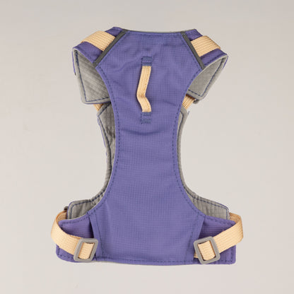 PAW - S (4-8 kg) Arnés de paso para perros Guardian con malla reflectante - Lavanda - Colgante de amatista