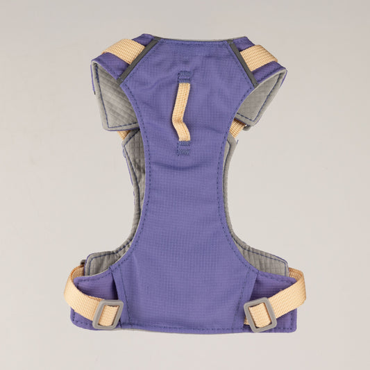 PAW - S (4-8 kg) Arnés de paso para perros Guardian con malla reflectante - Lavanda - Colgante de amatista