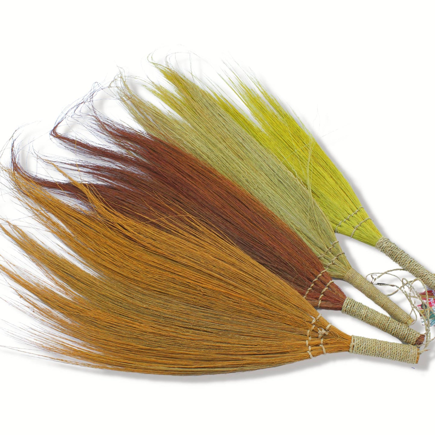 Ensemble 4 - Balai de pampa long - Naturel