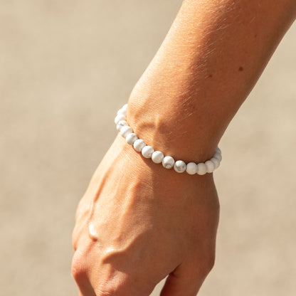 Pulsera de Poder Pequeña (17 cm x 6 mm) - howlita