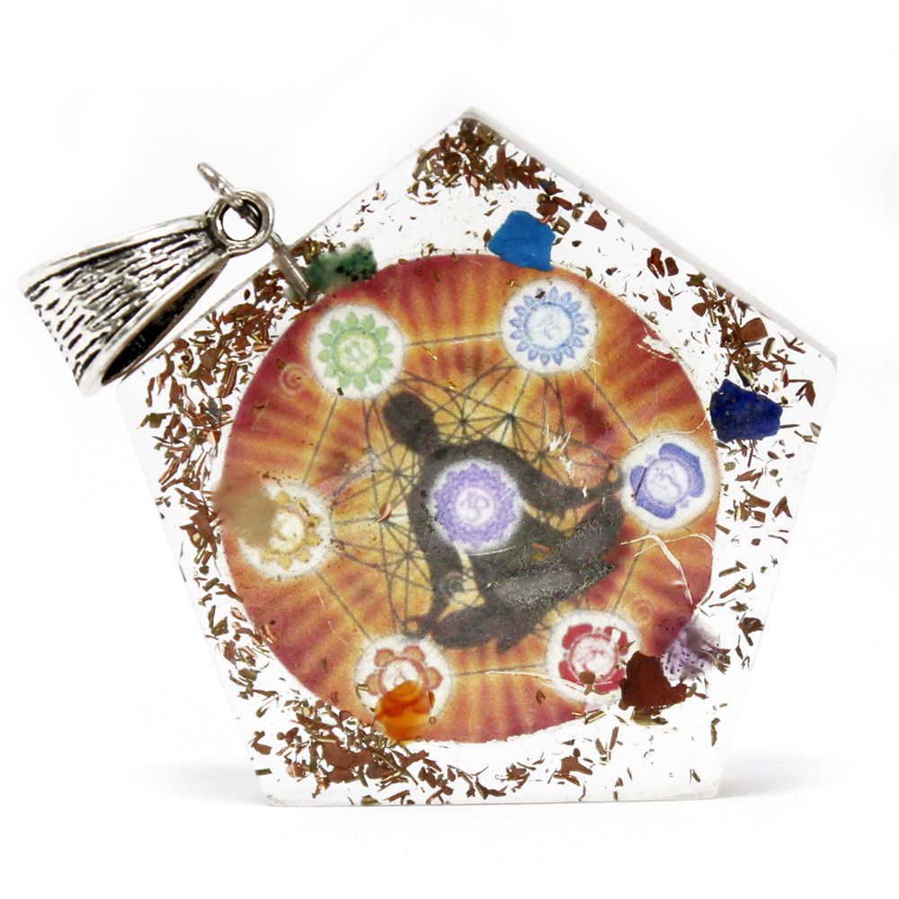 Colgante Orgonita Pentágono Chakra