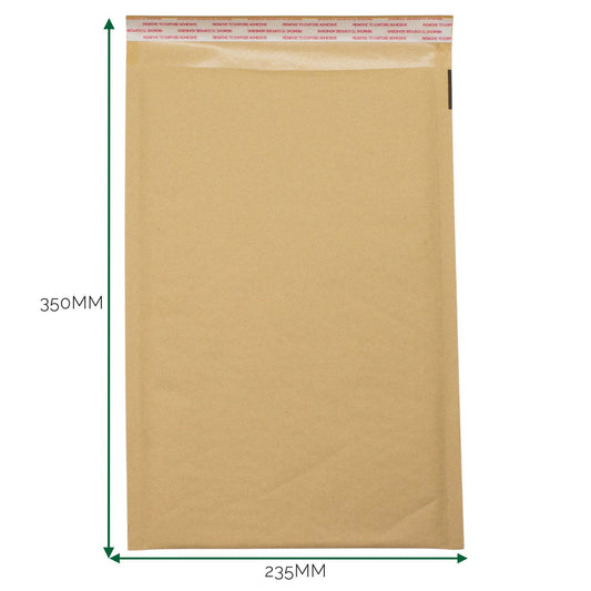 Sobre acolchado con burbuja de papel Kraft (235x350+40mm)