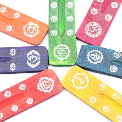 Conjunto de 7 quemadores de incienso - Chakras