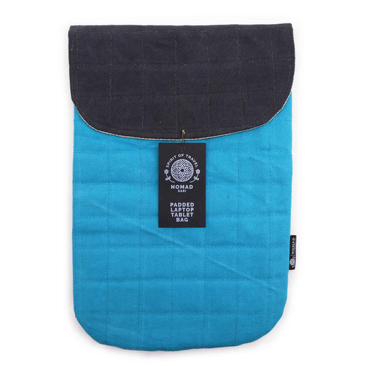 Gepolsterte Laptophülle - Terrific Turquoise - 14 oz