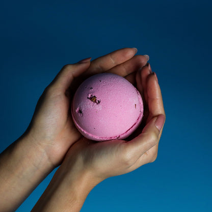 3 x Bomba de Baño Rosa Y Pétalos