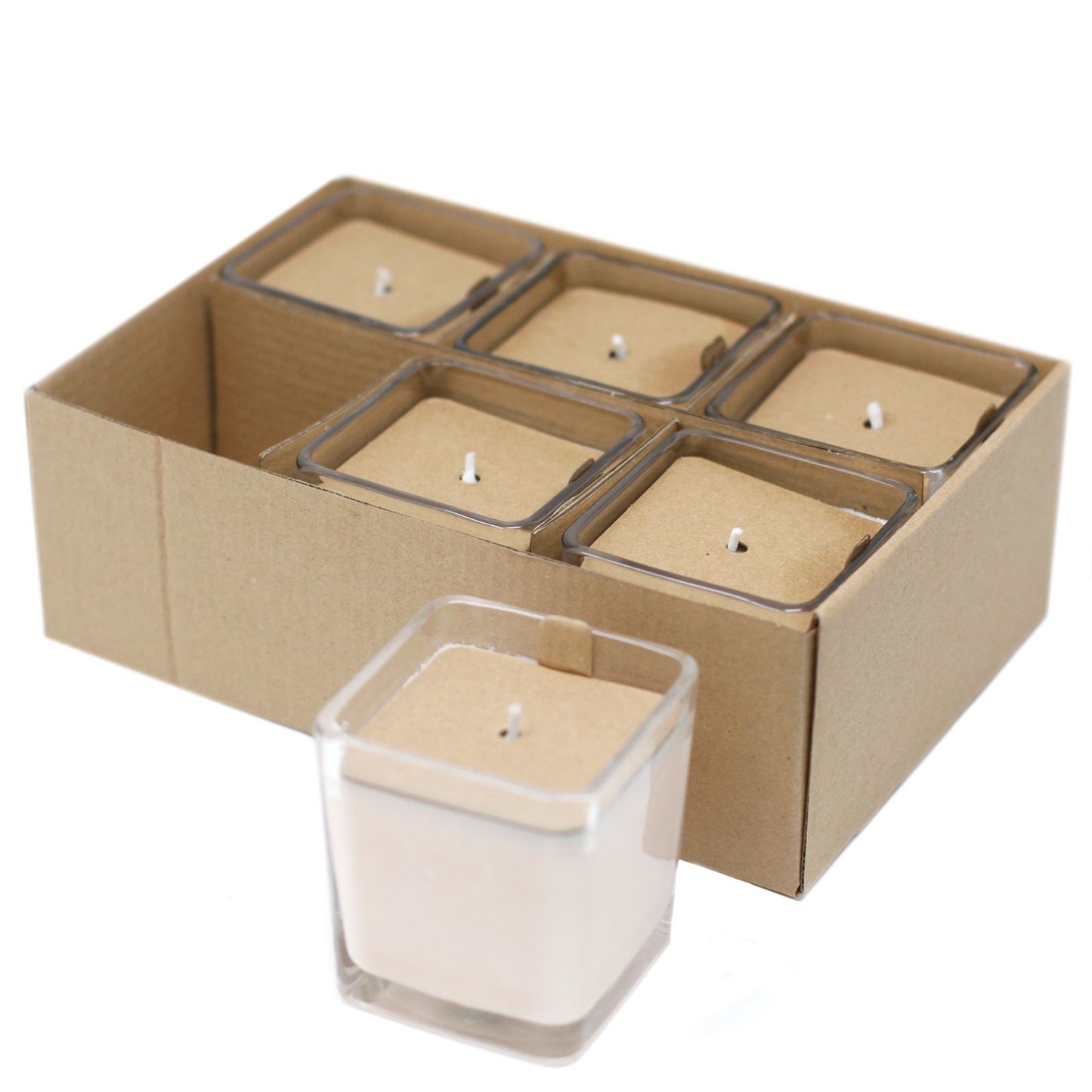 Etikettenfreie Sojakerzen - Grapefruit &amp; Ingwer
