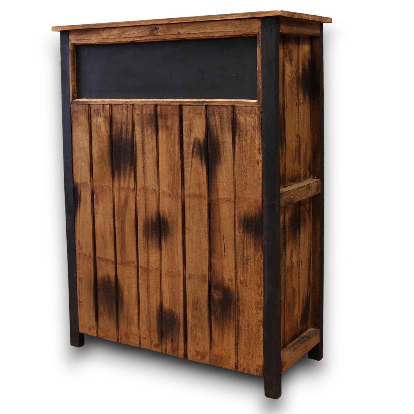 Table debout Pay Point avec tableau noir