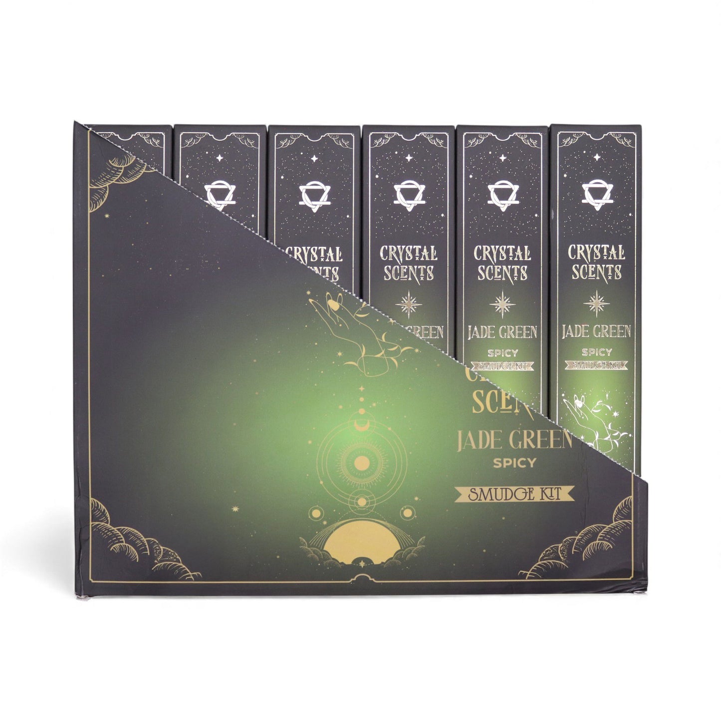 Jade Crystal Scents Räucherstäbchen - Würzig