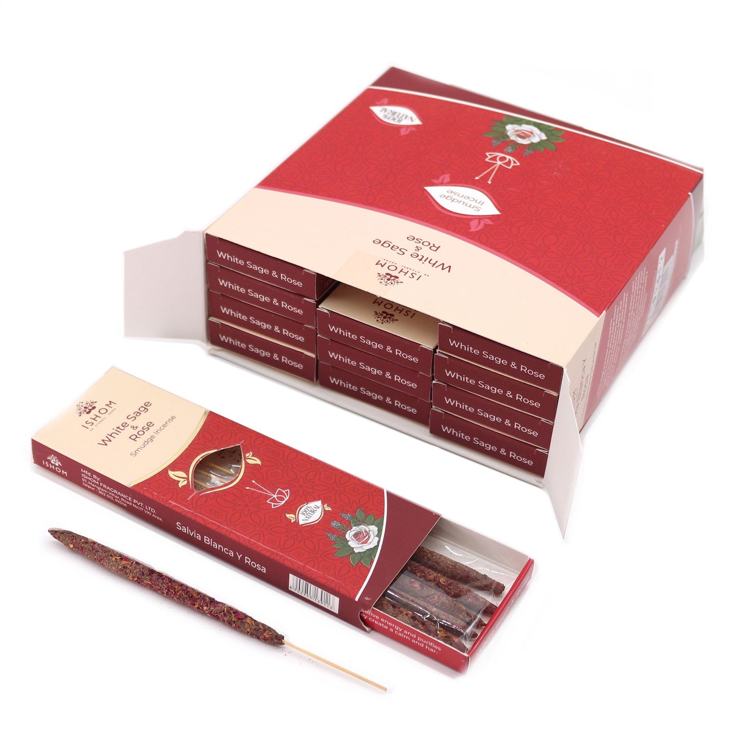Encens Ishom Smudge - Sauge blanche et rose