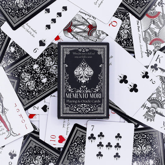 Memento Mori Cartas de juego y de oráculo góticas