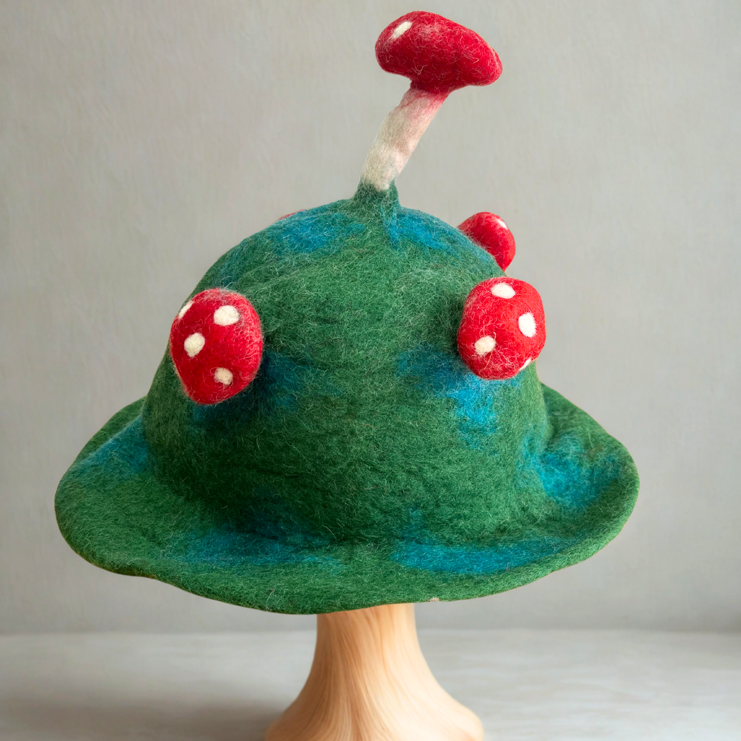 Bowlerhut aus Filz - Mountain Moss Green