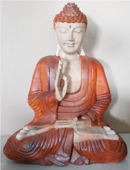Estatua de Buda Tallada a Mano - 40cmTransmisión de Enseñanza