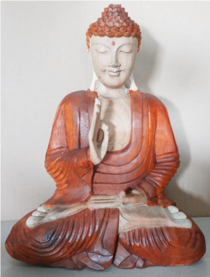 Estatua de Buda Tallada a Mano - 40cmTransmisión de Enseñanza