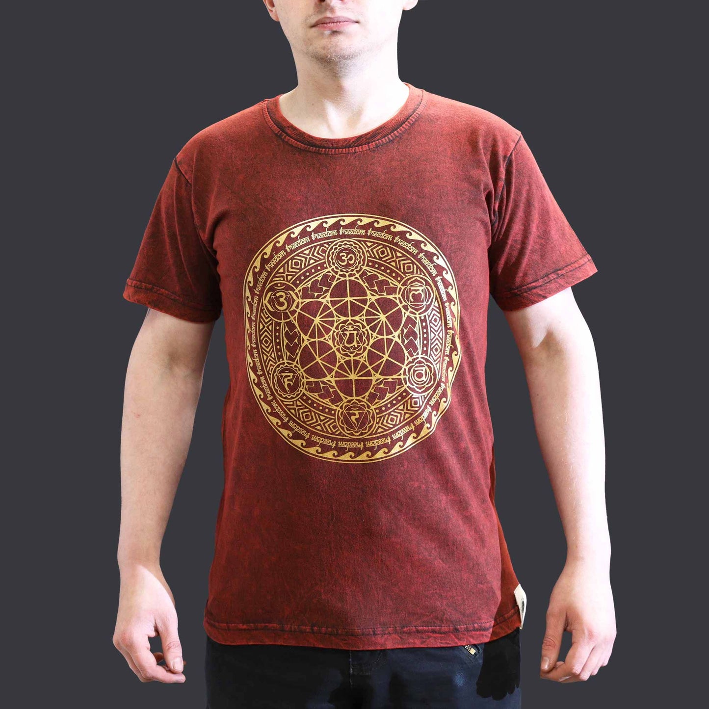 Nomad Sari Medium T-Shirt – Chakra – Granat