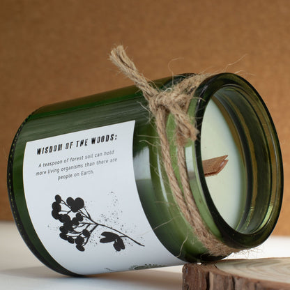 Vela de soja Greenman Woodwick - Woodland Zest