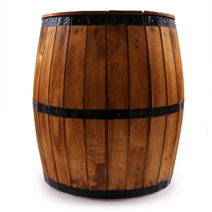 Taburete de barril de cerveza y soporte para sombrilla - Natural