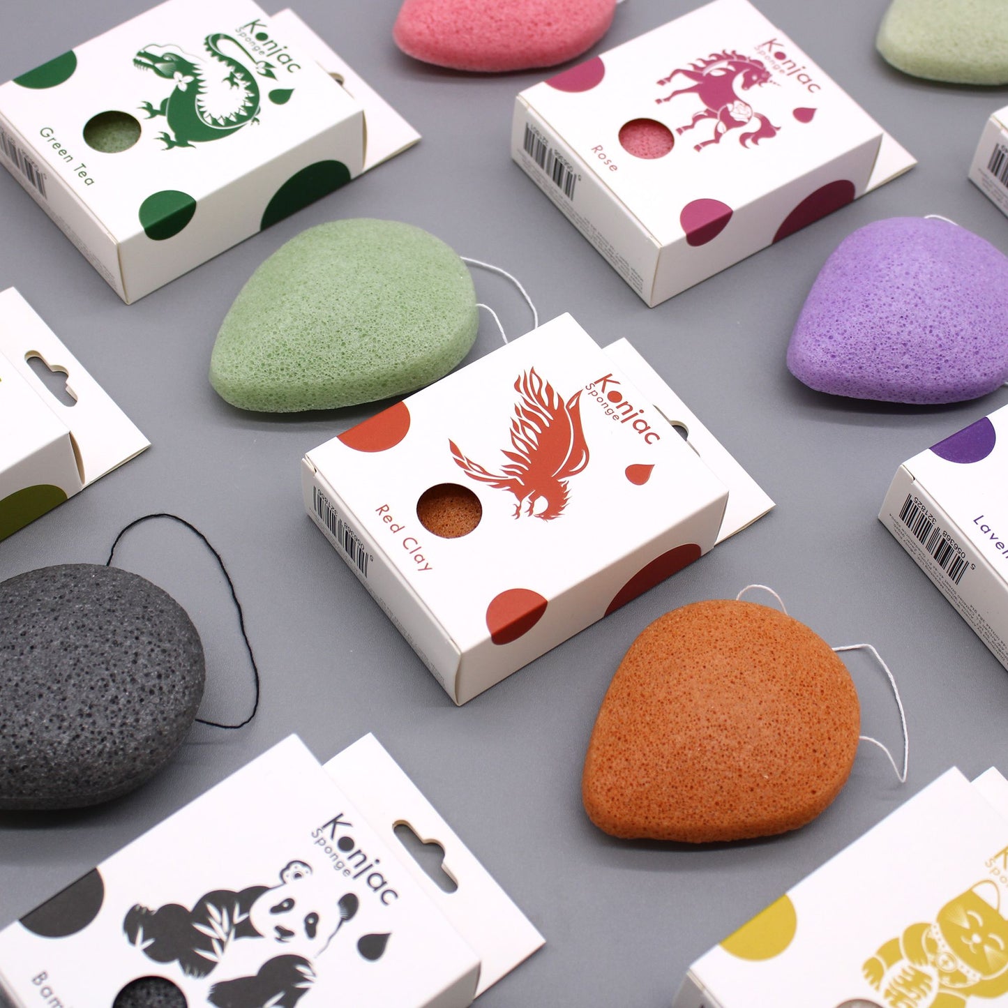 Éponge Konjac Visage - Naturelle - Peaux Sensibles