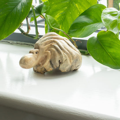 Artesanal Escultura en Madera de Parásito - Pulpo Guardián del Océano