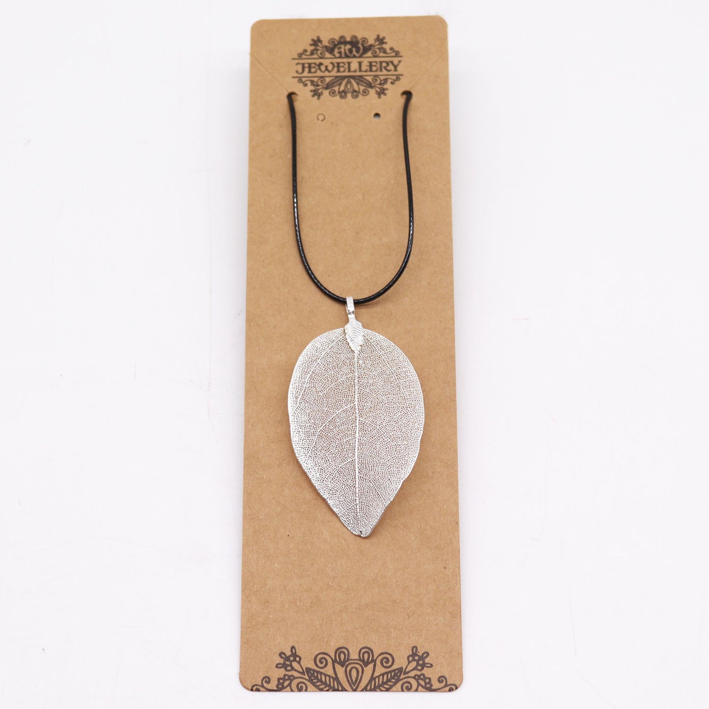 Collar Hoja en Plata