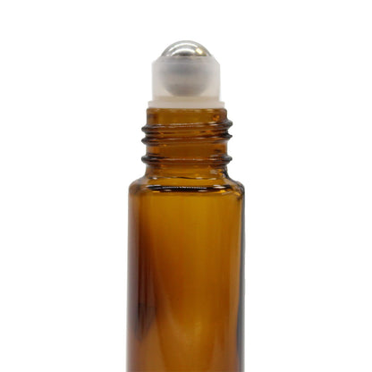 Botellas y Tapón Roll-On 10 ml- Ámbar