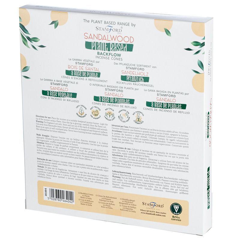 Cônes d'encens à reflux aux herbes - Bois de santal