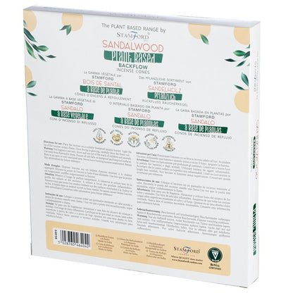 Cônes d'encens à reflux aux herbes - Bois de santal
